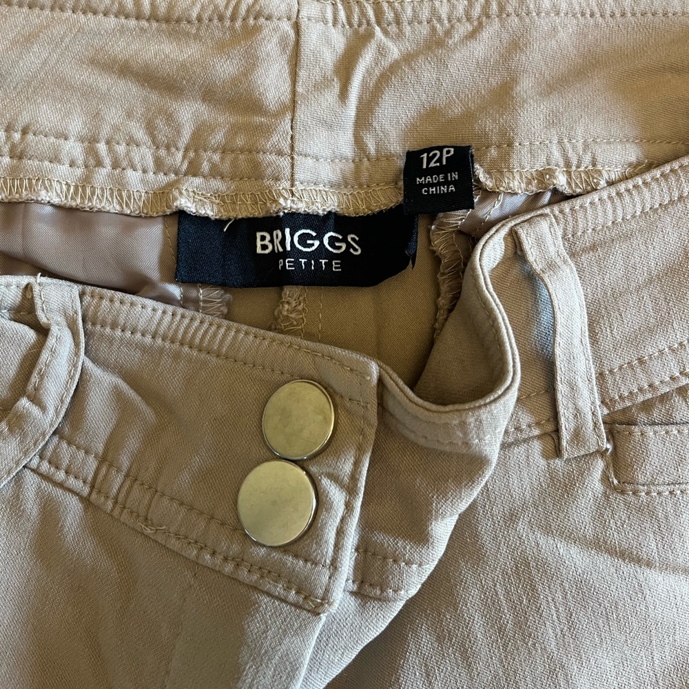 BRIGGS tan pants